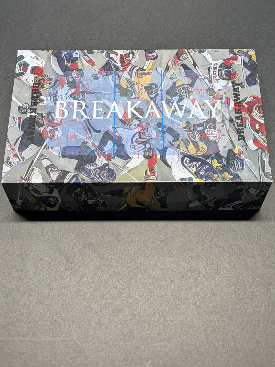 Breakaway board game box