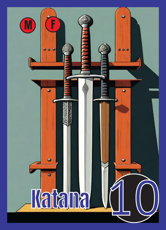 Katana weapon card