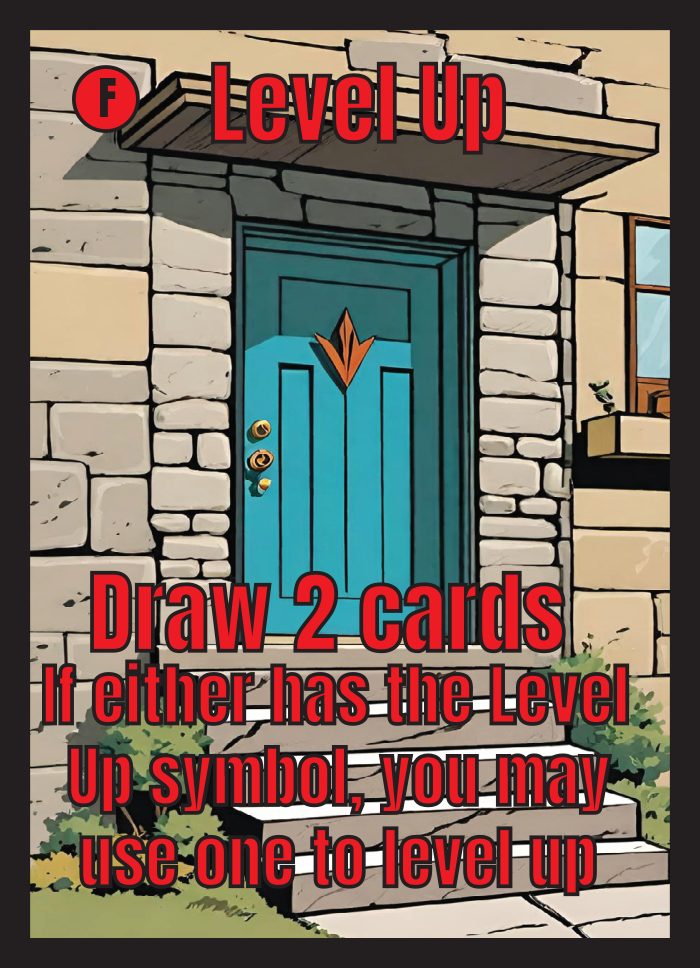 Level Up card art