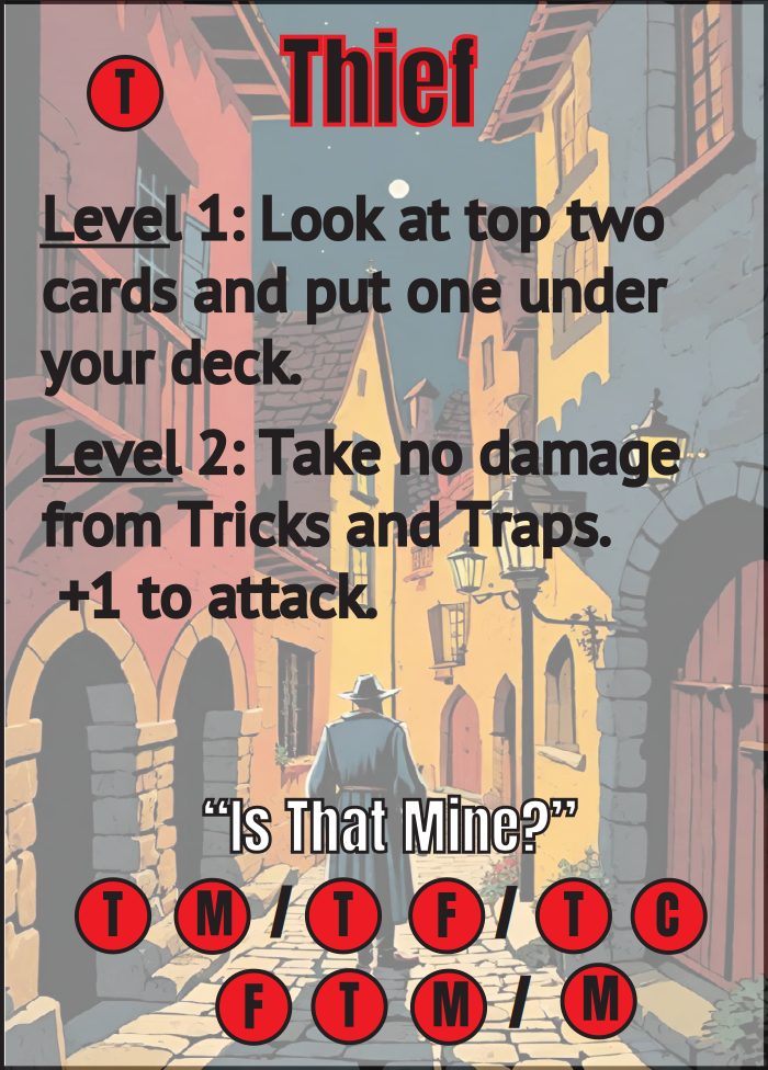 Thief class card