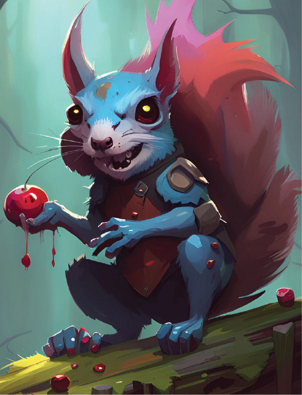 Zombie squirrel