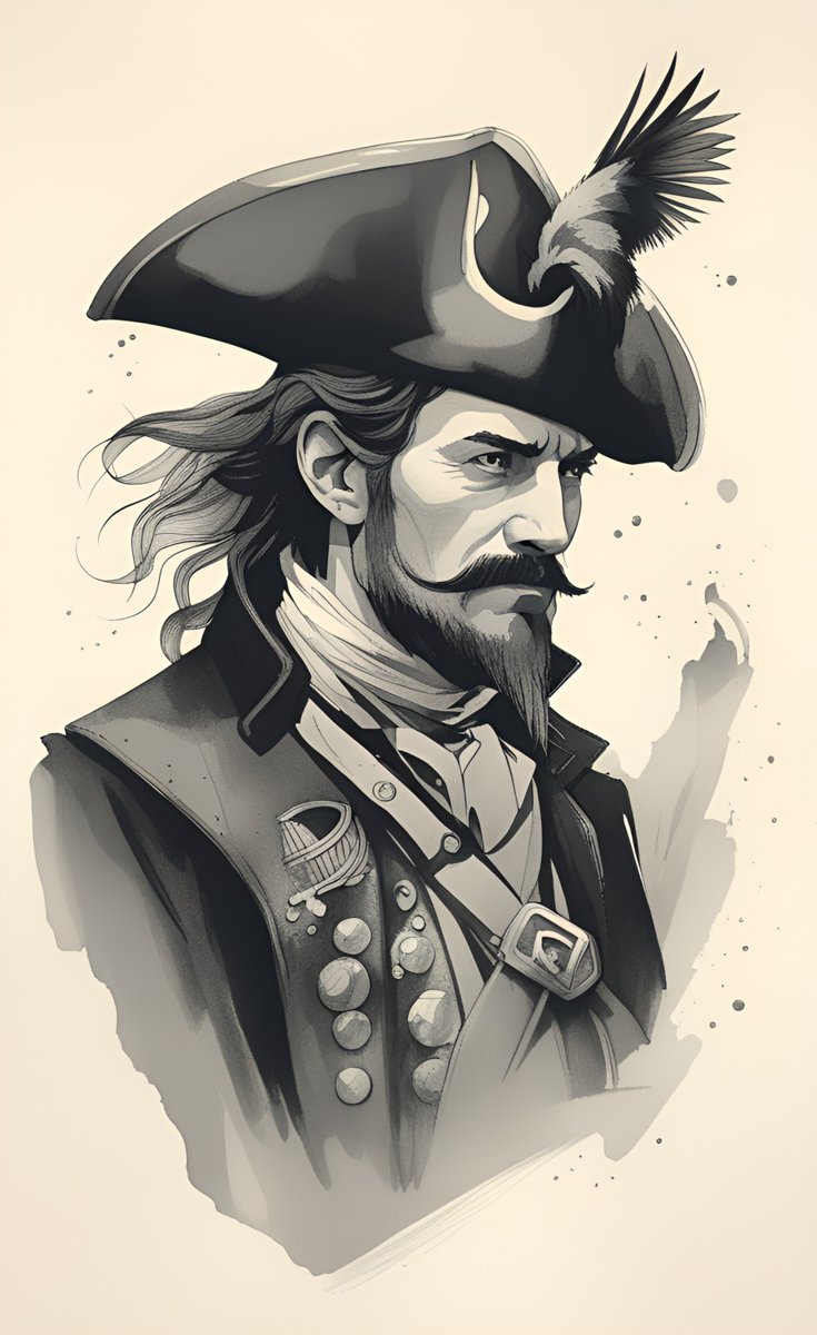 Letter of Marque art &mdash; Jack Robin, pirate captain