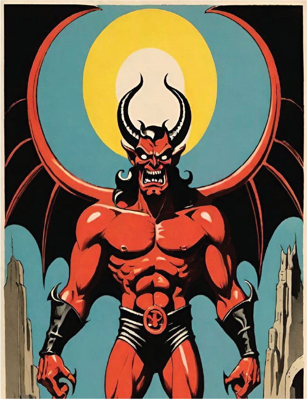 Monster card art — the Archdevil