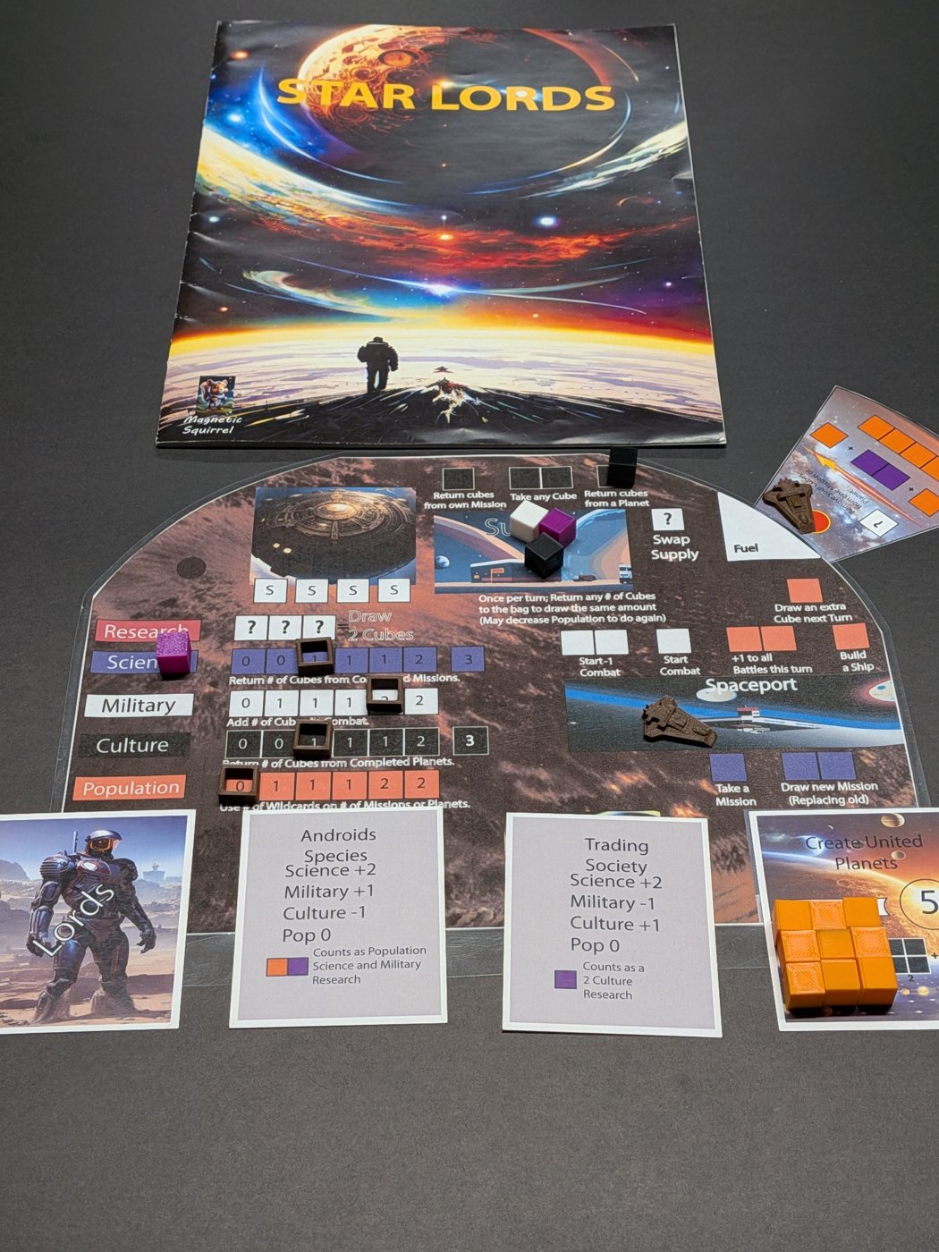 Star Lords game board